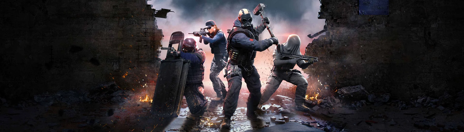 Операторы Rainbow Six Tactics в официальном арте Ubisoft